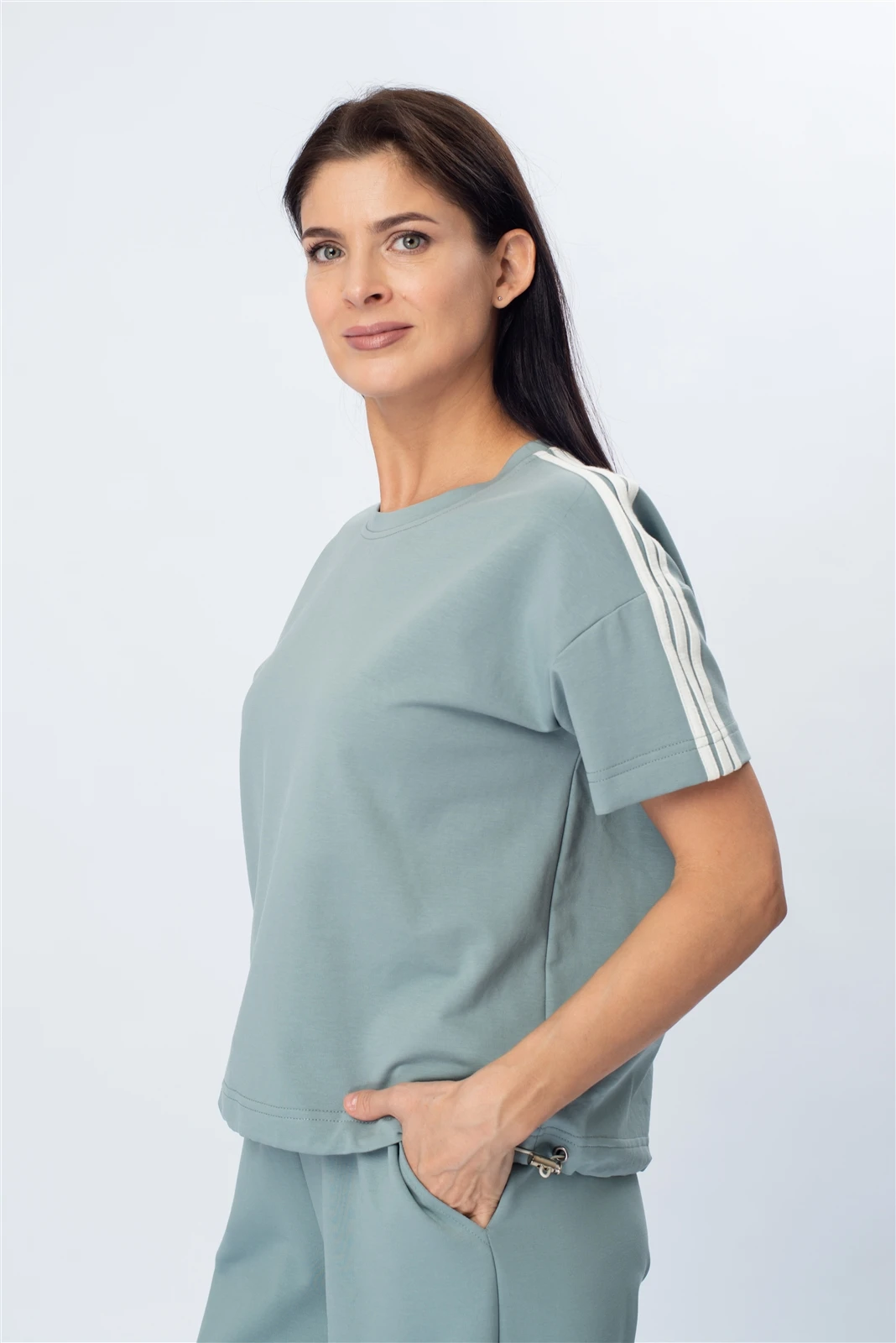 Футболка женская 6066.FPD оптом от производителя Ledinika