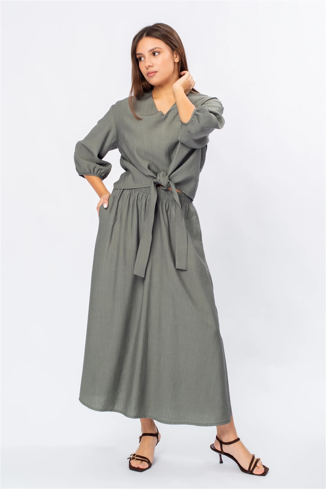 Юбка женская 6024.SK оптом от производителя Ledinika