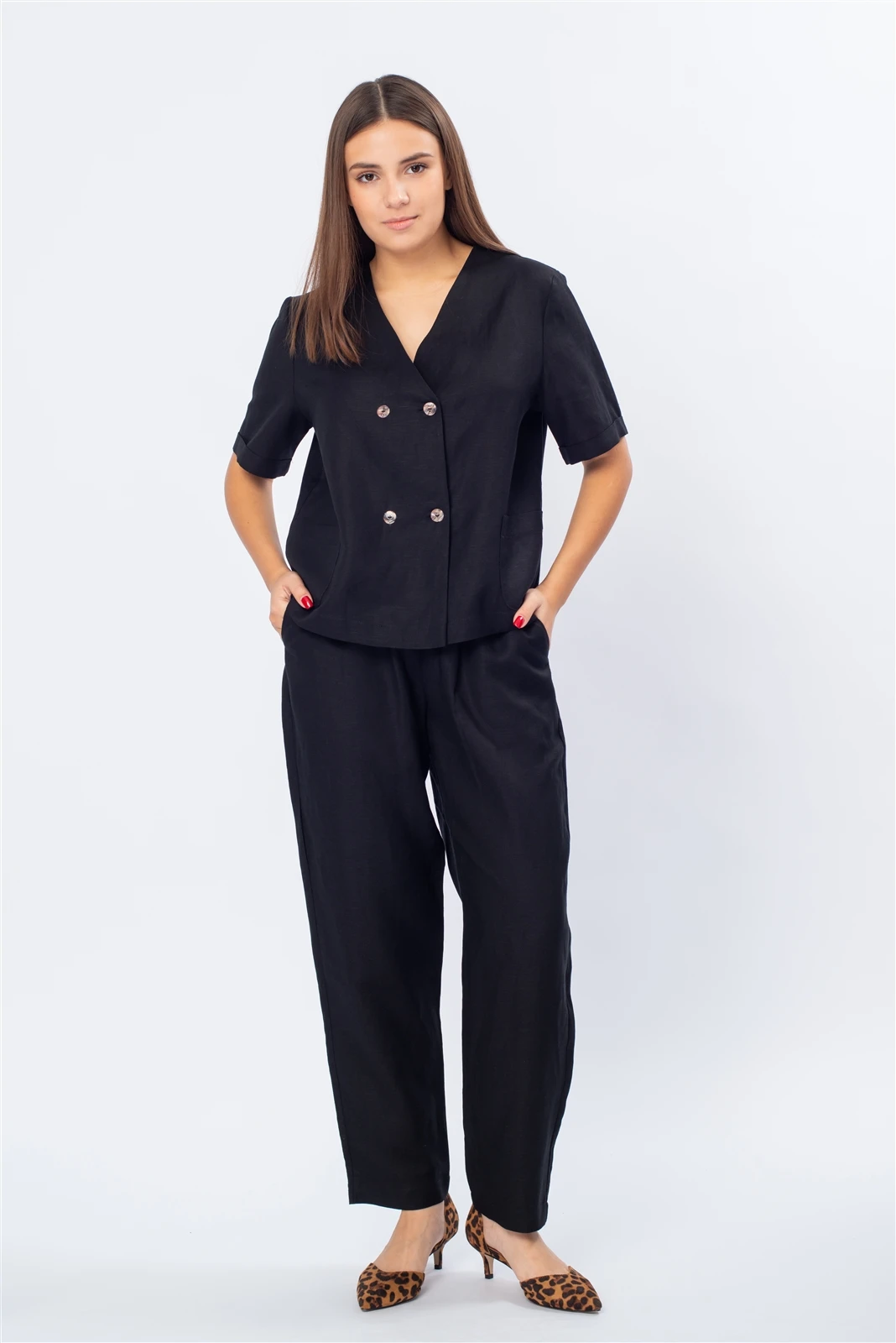 Брюки женские 6007.KR оптом от производителя Ledinika