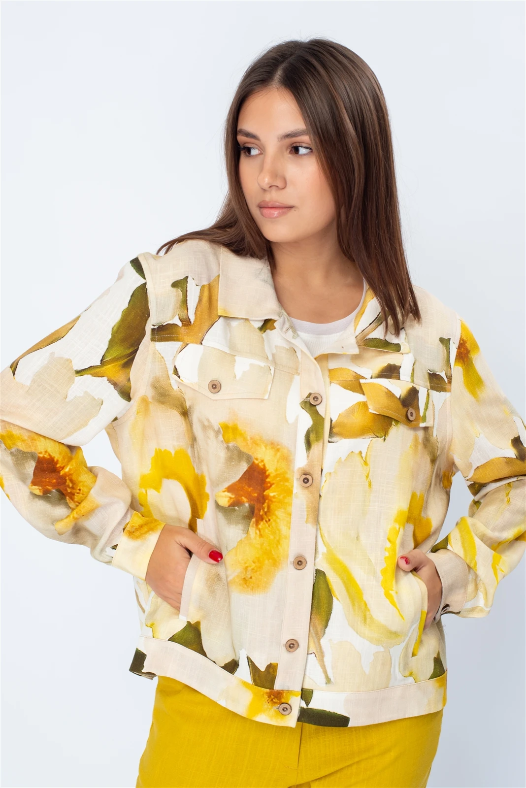 Блузка женская 6015.L оптом от производителя Ledinika