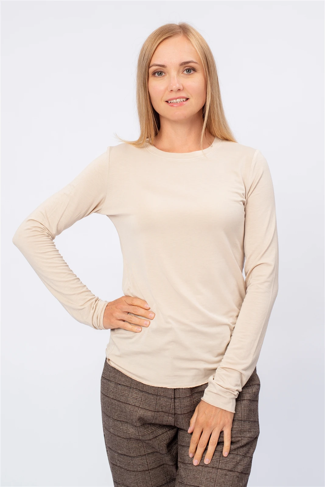 Лонгслив женский 4086.1.VR оптом от производителя Ledinika