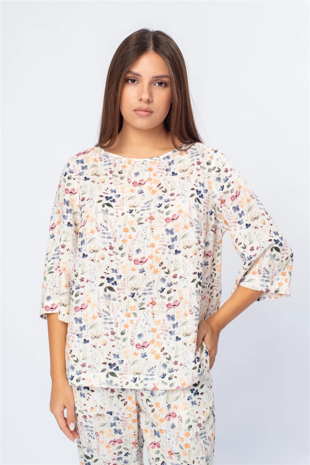 Блузка женская 6006.L оптом от производителя Ledinika