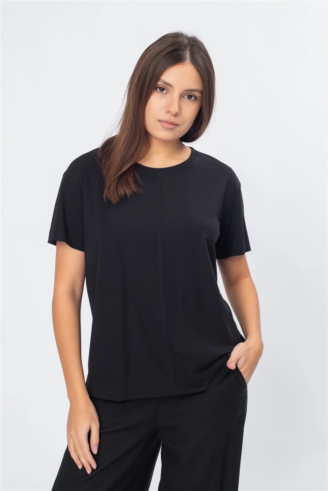 Футболка женская 1076.1.AKT оптом от производителя Ledinika