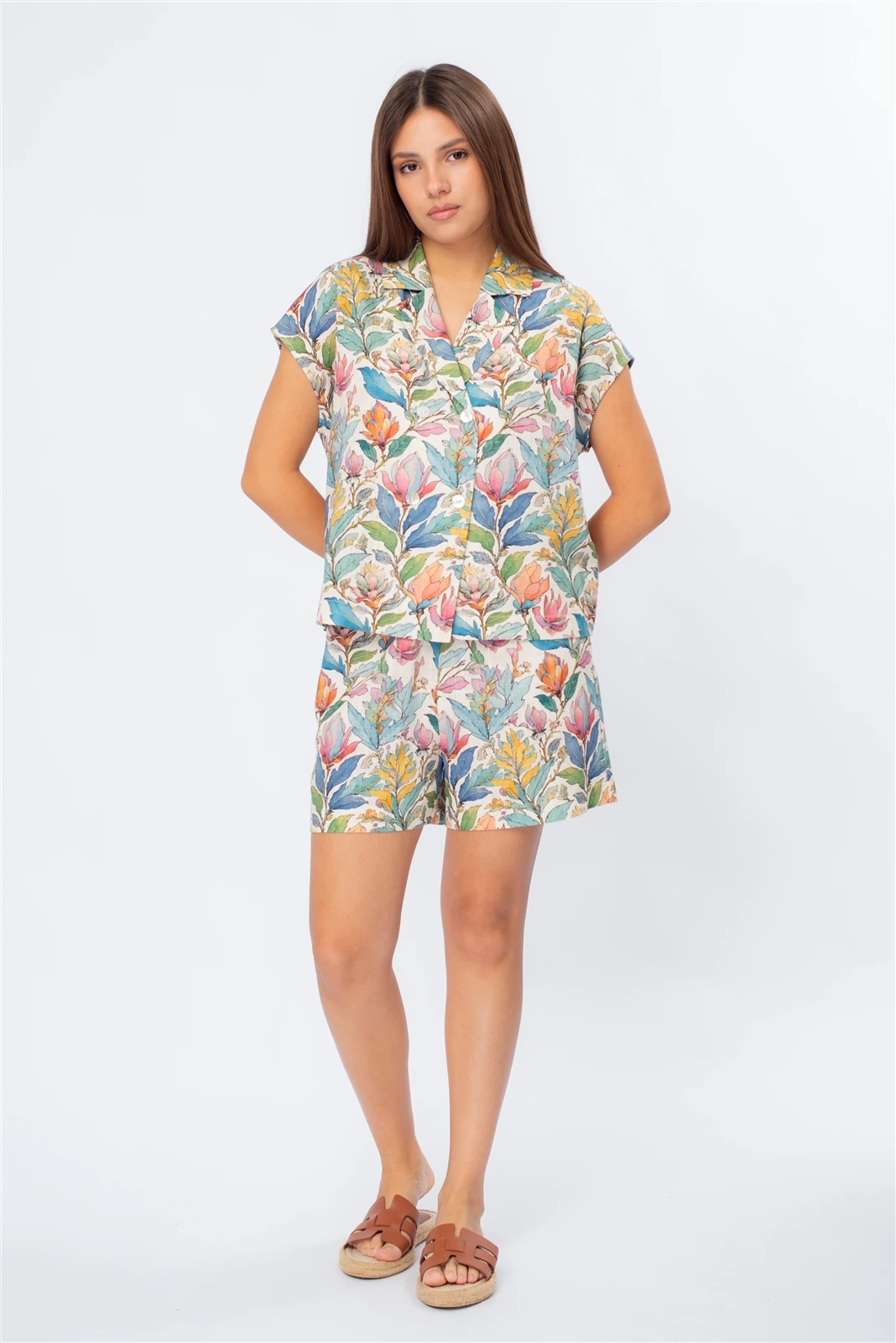 Шорты женские 6063.L оптом от производителя Ledinika