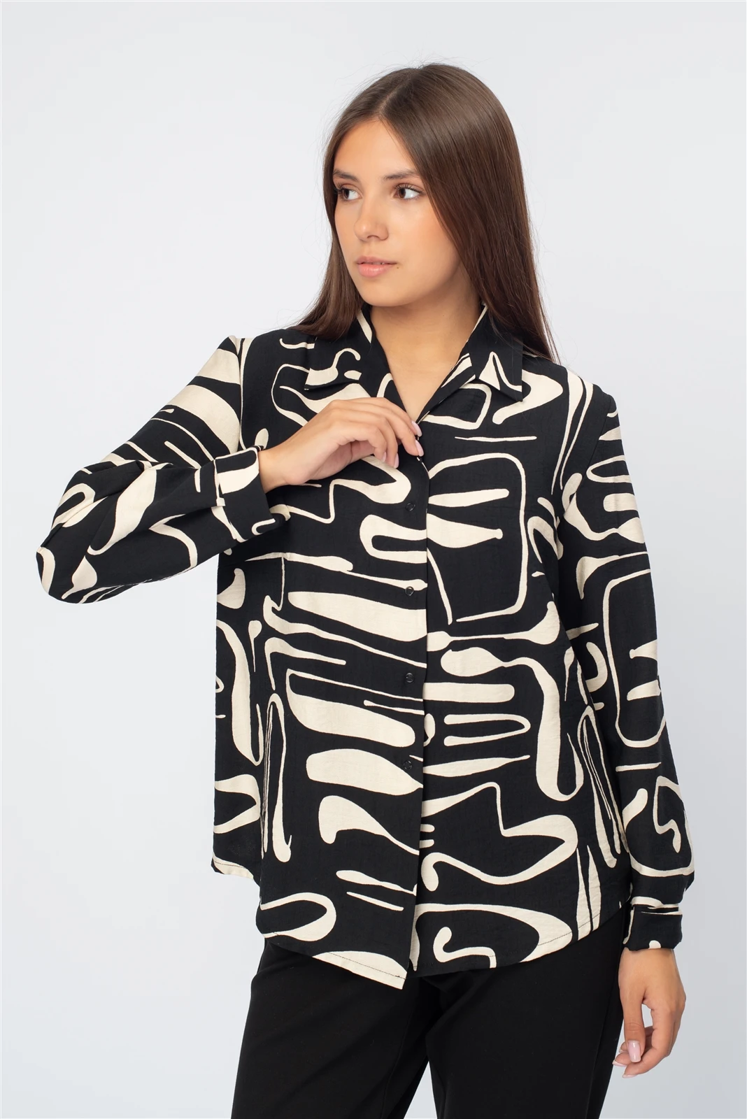 Блузка женская 3089.LB оптом от производителя Ledinika