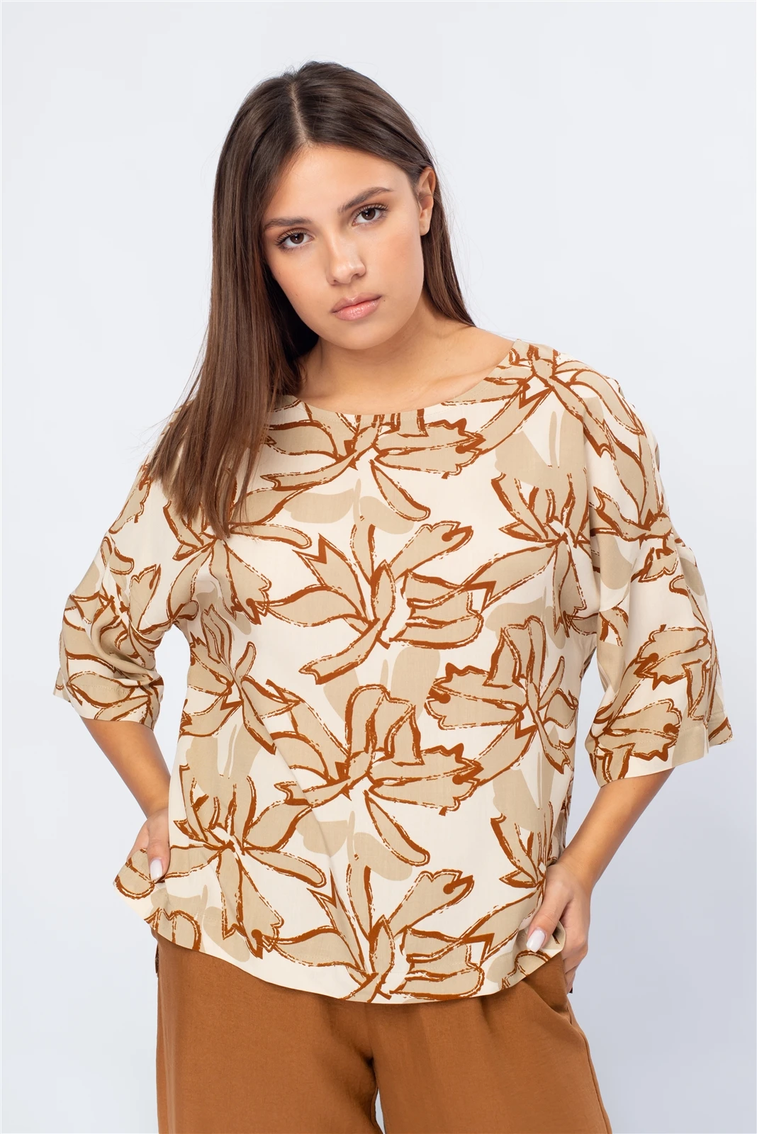 Блузка женская 3006.S оптом от производителя Ledinika