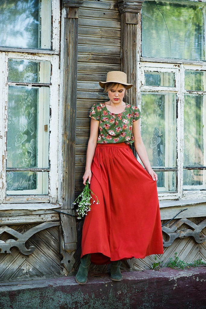 Модные юбки от производителя оптом в Москве Ledinika .jpg
